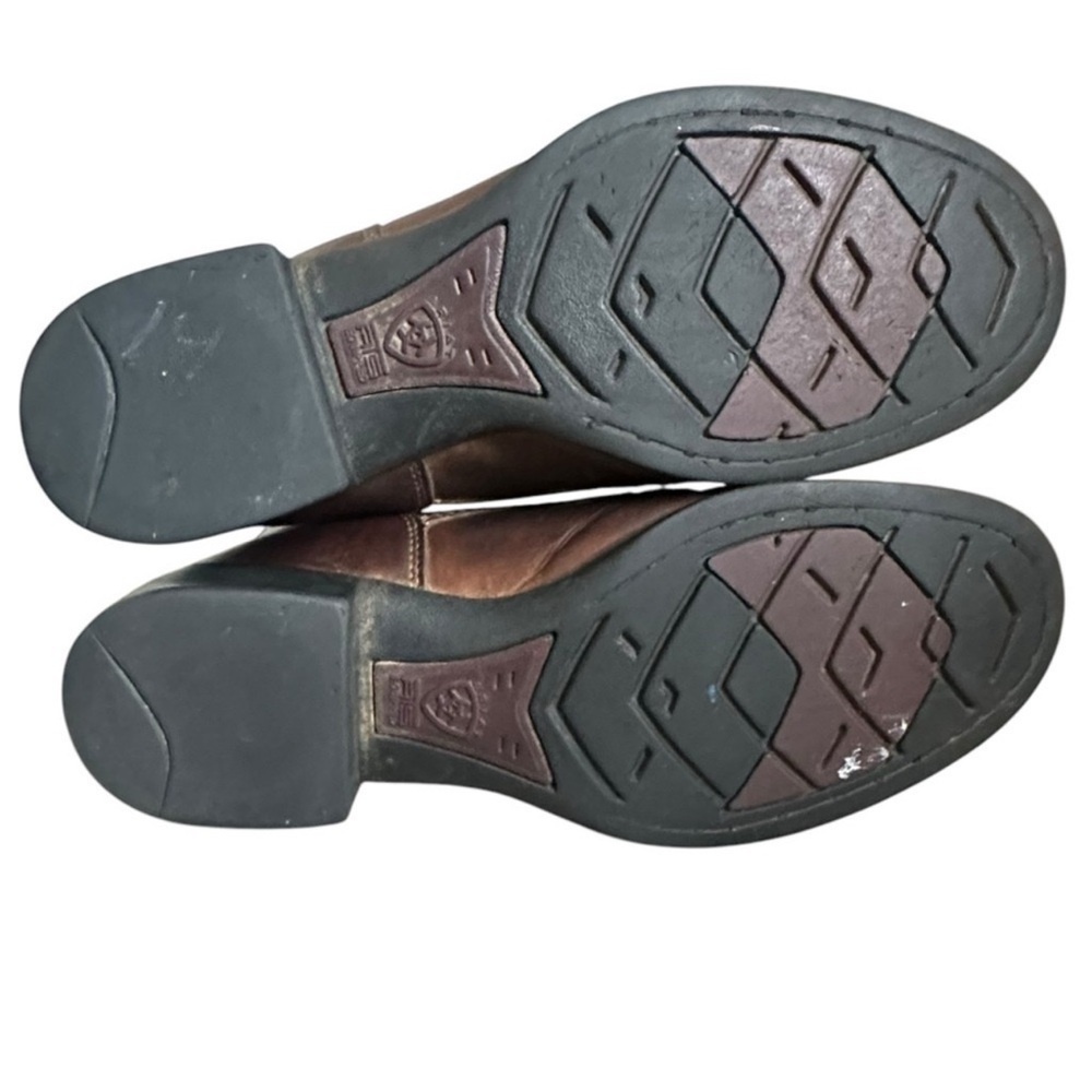 Ariat Heritage Lacer Boots Brown Leather Riding Lace Up Fringe 8.5 - Picture 14 of 16